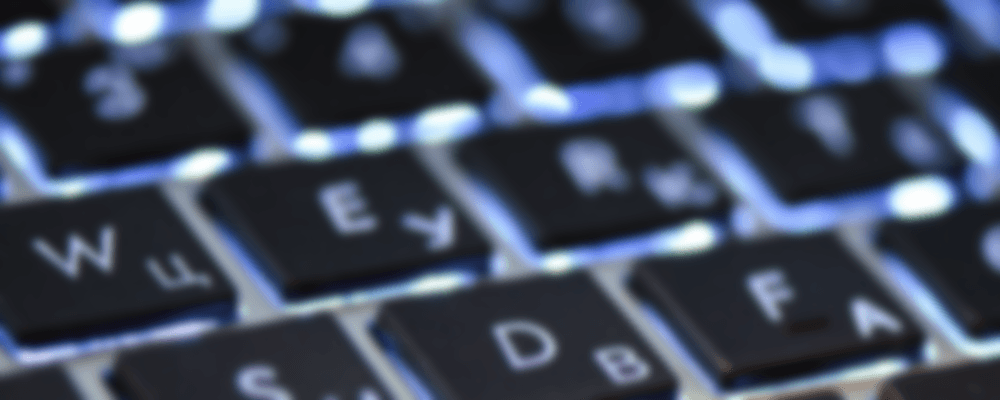 Backdrop of modern lit up keyboard keys inspire creative juices